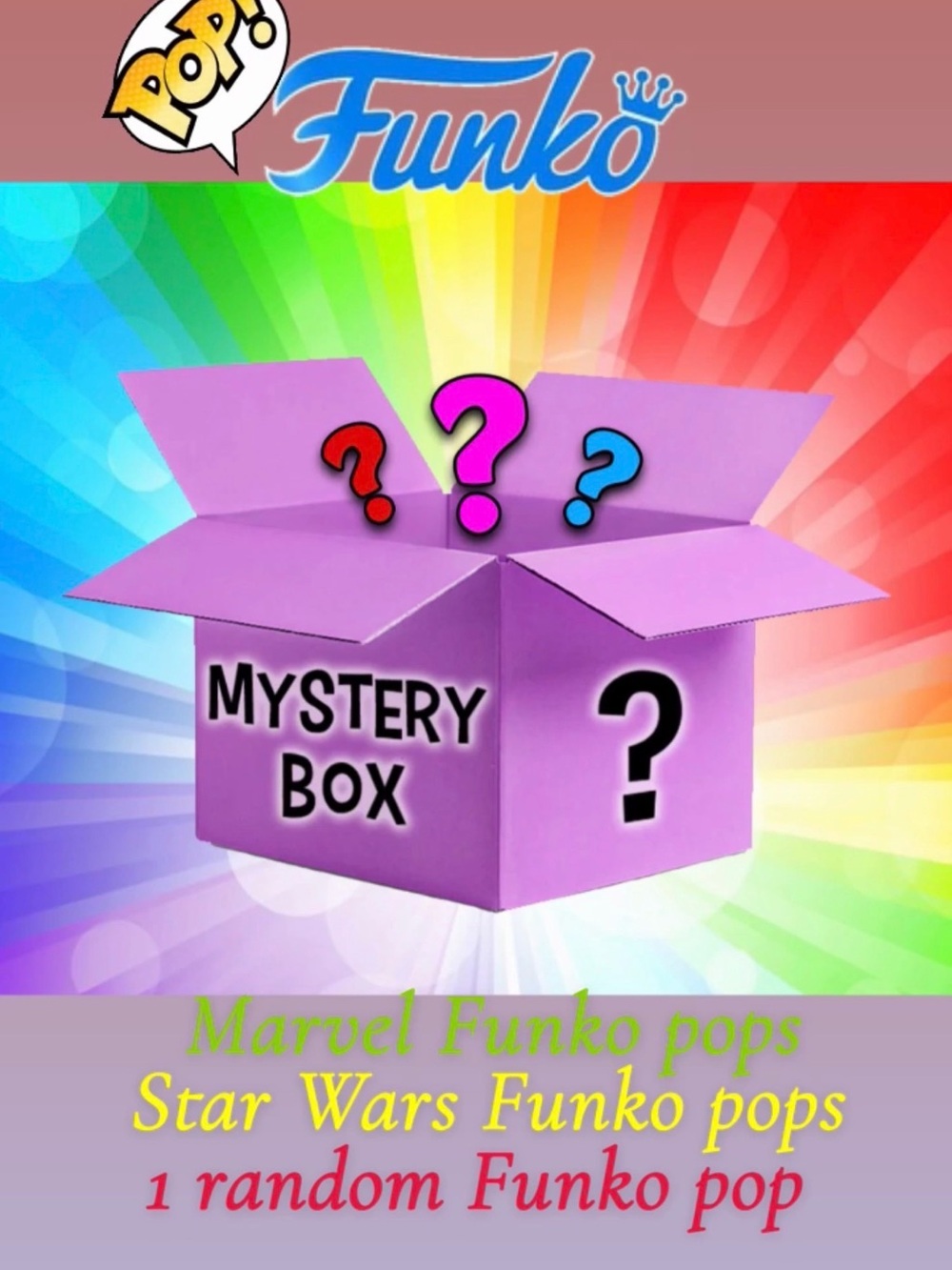 Funko Mystery Box with 3 items